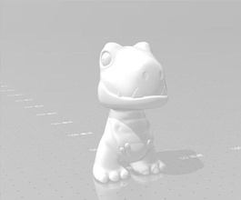 dinosaur toy cute figurine 3d games toys 3d print model - Mito3D