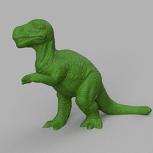 dinosaure 3d impression jouet créature monstre figurine jeu nature forêt jeux jouets 3d print model - Mito3D