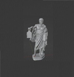 diogenes diogenesthecynic diogenesofsinope greek philosopher greekphilosopher cynic socrates plato aristotle hellenistic art sculptures 3d print model - Mito3D