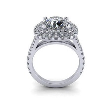 dior Diamant Ring s5 Juwel Engagement Hochzeit Schmuck Silber Gold engagem Mode Sterling Anhänger Halskette Schönheit Ohrringe Ringe 3d print model - Mito3D