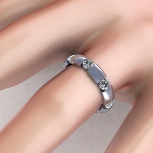 dior Hochzeit Band Diamant Ring Juwel Engagement Schmuck Silber Gold engagem Mode Sterling Anhänger Halskette Schönheit Ohrringe Ringe 3d print model - Mito3D