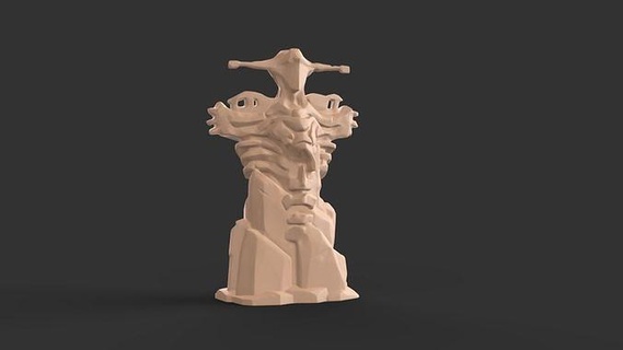 terribile Torre buio dota dota2 gioco scolpire oggetti scena statua figura Giochi scultura arte giocattoli 3d print model - Mito3D