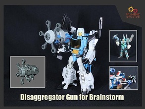disaggregatore pistola trasformatori brainstorming idw Giochi giocattoli 3d print model - Mito3D