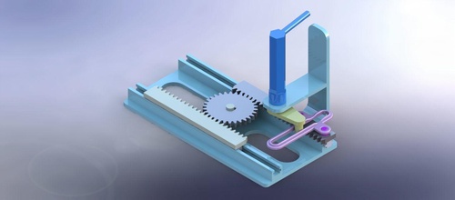 disli mekanizmasi krameyer iş teknoloji makinalar krameyer mekanizma bağ hobi kendin yap robotik 3d print model - Mito3D