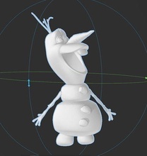 disney congelado olaf hi res 3d impresión modelo anna elsa princesa frozen2 divertido contento juguete juego reina monigote nieve navidad gracioso déjalo moda juegos juguetes 3d print model - Mito3D