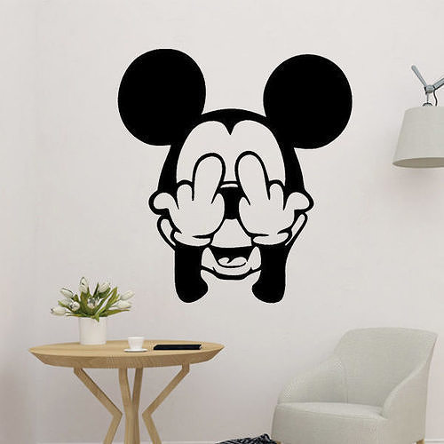 disney mickey mouse wall art house 3d decoration funny 3D print model - Mito3D