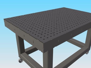 faça alto precisão soldagem tabela construir it soldar ferramenta imprimível tig mig mag passatempo mão ferramentas ferreiro forja armazenamento mofo armazém 3d print model - Mito3D