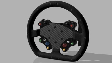 diy ac gt-turismo steering wheel simracing logitech thurstmaster fanatec osw gt3 turismo 3d printed sim hobby 3d print model - Mito3D