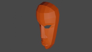 kendin yap afrikalı maske kağıt işi şablon 3d model 3dpuzzle bulmaca pepakura blender 3dmodel vermek hobi 3d print model - Mito3D