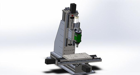 diy cnc milling machine metal engineering vmc machining center homemade hobby mechanical parts 3d print model - Mito3D