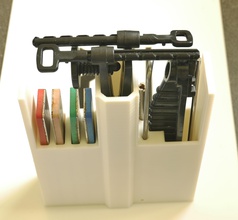 dmt hizalama kalemtıraş seti durum - 5 whetstones hobi-diy depolama durumda bıçak hobi diy el araçlar aletleri 3d print model - Mito3D