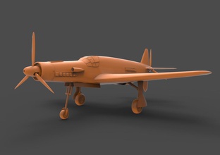 do 335 dornier pfeil seconde guerre mondiale allemagne avion hélice combattant loisir diy automobile 3d print model - Mito3D