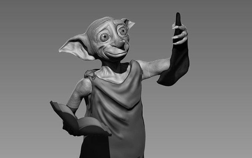 dobby - jewelry box harry potter movies figures fantasy magic jewlery drawer fan art toy hogwarts sculptures 3d print model - Mito3D