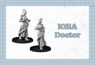 doctor igea player fantasy football toy game miniature 3d 3dsculpture gametoys miniatures bloodbowl gamers play games toys board 3d print model - Mito3D