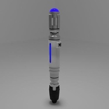 doctor inspired 10th sonic screwdriver dr drwho budwin props cosplay technology weapon science syfi scifi hobby diy 3d print model - Mito3D