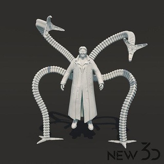 medico polpo modello 3d versione 2 alfred molina uomo Ragno meraviglia eroe comico supereroe ragno sorprendente dottorepolipo alfredmolina arte sculture 3d print model - Mito3D