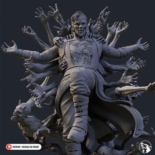 Arzt seltsam höchste Arzt seltsam höchste Zahl Fan Art Statue Messias Kreatur drucken Sammlerstück Kunst Skulpturen 3d print model - Mito3D