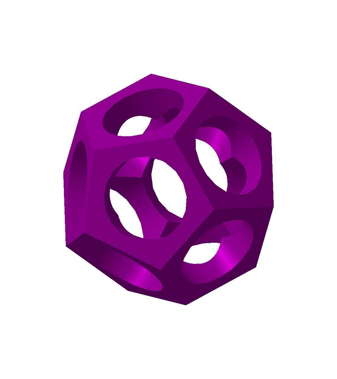 dodecaedro art de matemáticas casa la educación regalo presente juguete artchallenge matemática 3D print model - Mito3D