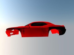 esquivar desafiador srt 8 3d coche vehiculo partes rc tamiya escala pasatiempo bricolaje diy automotor impresión impreso 3d print model - Mito3D
