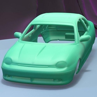 dodge neon sport coupe 1996 printable car body slot scalextric tamiya rc miniz control crawler ninco kyosho scx axial games toys game accessories 3d print model - Mito3D