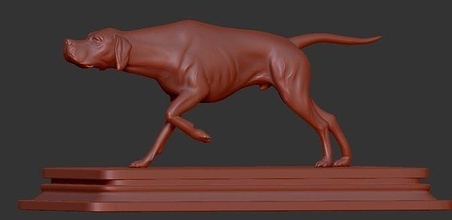 cane 3d modello animale giocattolo decorativo scultura Giochi giocattoli 3d print model - Mito3D