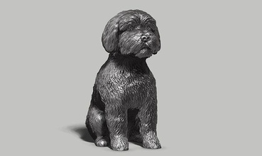 dog a01 3d print model canine mammal dogs puppy pet pets animal high poly animals great dane realistic miniatures figurines art sculptures 3d print model - Mito3D