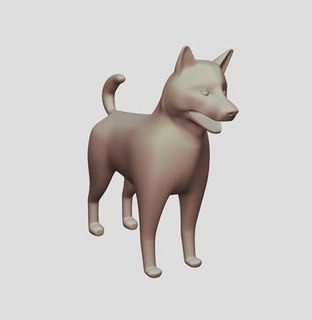 köpek hayvan fantezi karikatür toon memeli Evcil Hayvan Almanca çoban oyun doldurulmuş oyuncak komik karakter Şirin Labrador yavrusu husky tilki hayvanlar Sanat heykeller 3d print model - Mito3D