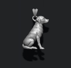 chien beagle pendentif carlin bouledogue bijoux collier argent bijou 10k 14k pédant animal animaux domestiques caniche bouteille 925 rauque huski hasky pendentifs 3d print model - Mito3D