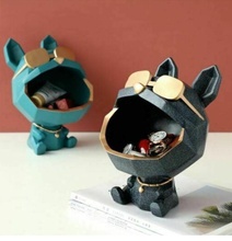cane grande bocca conservazione statua giocattolo miniatura casa arredamento collezione 3d print model - Mito3D