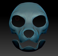 chien masque cosplay tête visage caractère passe-temps le bricolage hobby de d'autres 3d print model - Mito3D