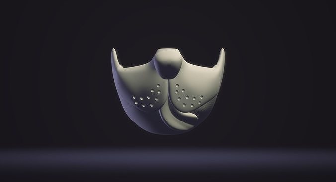 dog mask filter covid facemask corona dogmask filtermask childmask fashion 3D print model - Mito3D