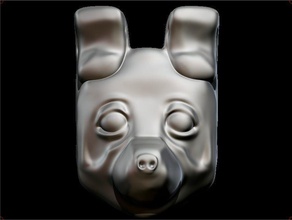 köpek maske hayvan Kurt yavrusu kask airsoft Kostüm oyunu 3 boyutlu tilki oyunlar oyuncaklar oyun Aksesuarlar 3d print model - Mito3D