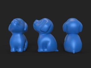 hunde modell spielzeug hund delfin abigail hirsch eule kunst skulpturen 3d print model - Mito3D