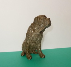 chien de voronoi conception art animal la style mathématiques mathématique 3d print model - Mito3D