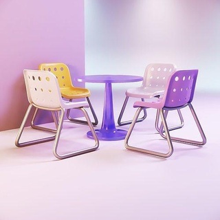 doll table chair gabby dollhouse toy lol store house furniture miniature diy barbie modern set american chairs dolls bjd tiny games toys 3d print model - Mito3D