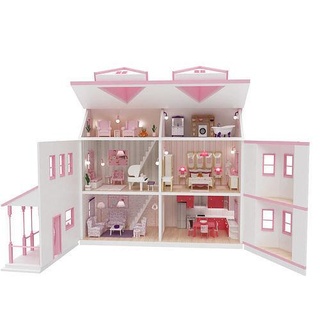 dollhouse model doll house girls toys game fun funny small interior tiny kid furniture set miniature toy dolls print games 3d print model - Mito3D