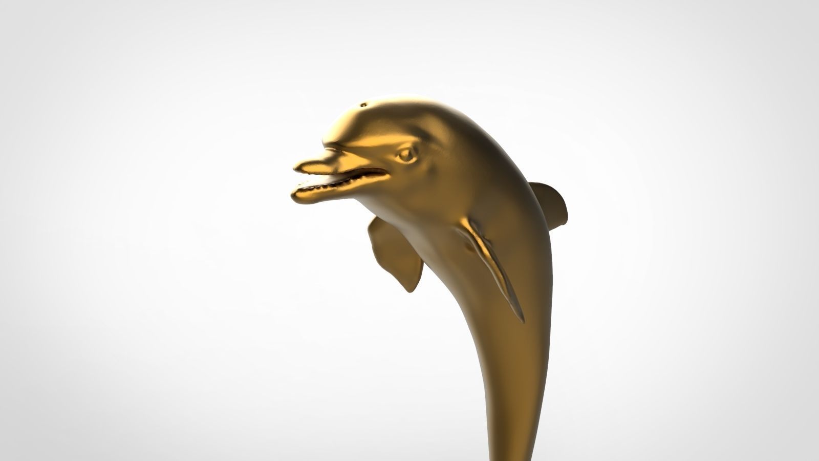 delfin delphin 3dprint meer tier ozean fisch schmuck hai juwel natur kunst skulpturen 3D print model - Mito3D