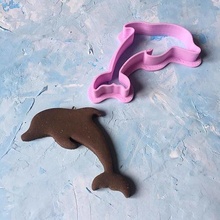 dolphin cookie cutter cookiecutter games toys house kitchen dining cookiestamp cake food cutting nickelodeon kids play decoration disney micky 3d print model - Mito3D