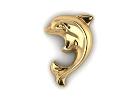 dolphin logotipo de la joyería anillo el los anillos colgantes impresión diseño monumento art oro platino descargar plata dragón caiters diamante joya moderno delfín 3d print model - Mito3D