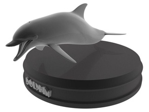 golfinho imprimível peixe água mar inteligente selvagem animal natureza oceano brinquedo brinquedos real realista estátua embaixo agua delfim oceânico arte esculturas 3d print model - Mito3D
