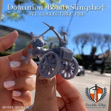dominion bomb slingshot - we-01 game stl tabletop boardgame war miniature miniaturepainting collectible weapon games toys board 3d print model - Mito3D