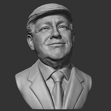donald trunfo 3d impressão modelo presidente humano cabeça retrato fracasso figura homem cara estátua escultura corpo obama arte esculturas 3d print model - Mito3D