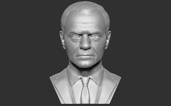 donald stoßzahn büste 3d drucken politik politiker morawiecki papst john paul trumpf putin lukashenko biden polen polieren minister plattform bürgerlich schreiben kaczynski jaroslaw kunst skulpturen 3D print model - Mito3D