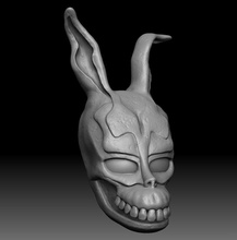 donnie darko silver rabbit evil halloween printable mask creature bunny monster dead devil games toys 3d print model - Mito3D