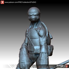 donniemutant poz 1 mutant tmnt karakter süper kahraman masaüstü minyatürler figürinler kaplumbağalar 3dprint stilize heykel yaratık fantezi kurgusal oyunlar oyuncaklar 3d print model - Mito3D