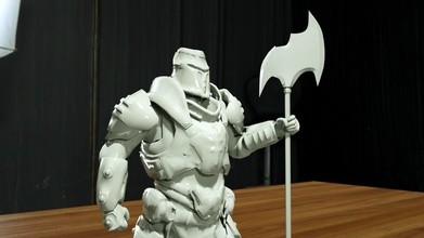 condamner éternel nuit chevalier pose 3dprint doom4 doom2016 doometernal art sculpture statue jeux jouets 3d print model - Mito3D