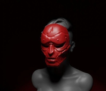 condamner Jeu cosplay masque costume mf casque armure art Jeux jouets visage jeu rôle bras personnage figure 3d print model - Mito3D