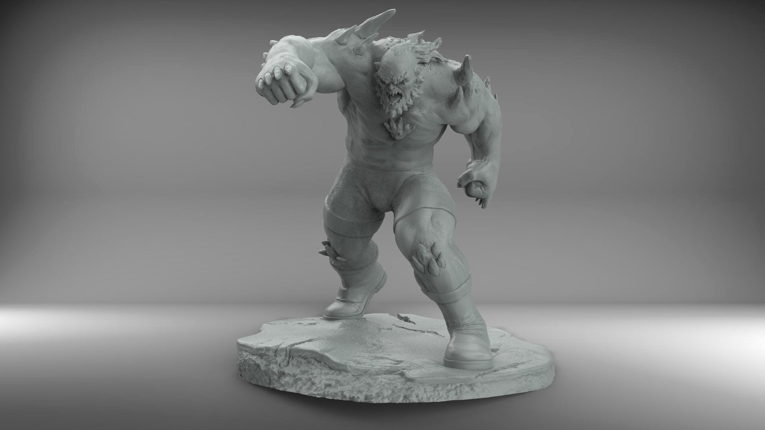 weltuntergang tod of übermensch 3d drucken modell skulptur statue kunst monster schurke miniatur sammlerstück zahl kreatur comic batman vorschule skulpturen 3D print model - Mito3D