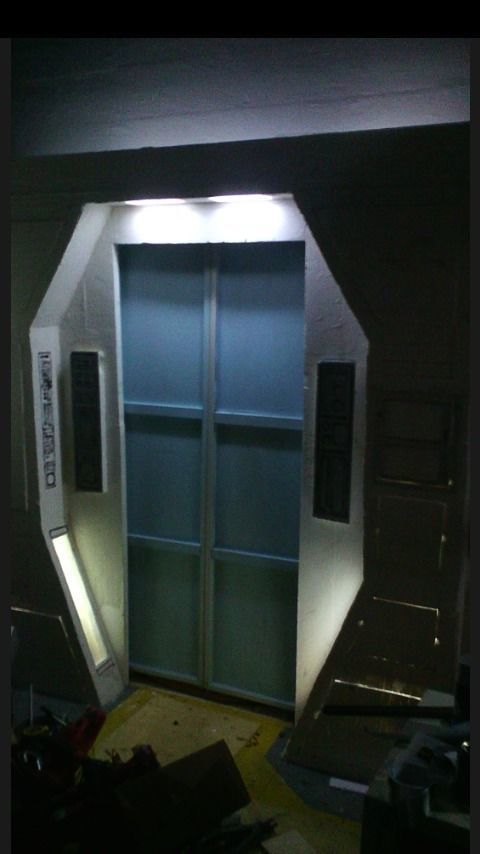 porta em arco a casa startrek starwars scifi futurista espaço sci fi gratuito móveis 3D print model - Mito3D