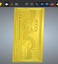 door desgin art desginsdoor entry opening handle knocker other 3d print model - Mito3D